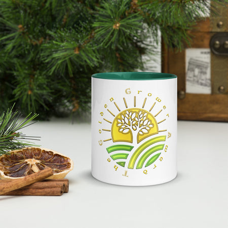 swiftharvest.net Dark green / 11 oz The Golden Grower Award Mug with Color Inside