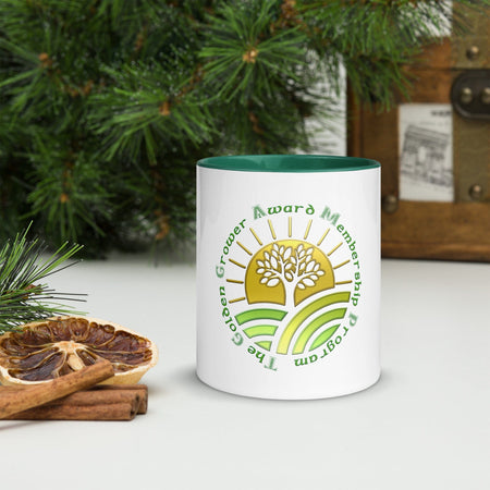 swiftharvest.net Dark green / 11 oz The Golden Grower Award Program Membership Mug with Color Inside