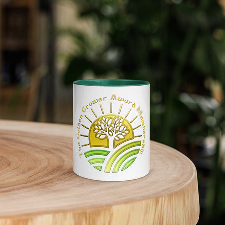 swiftharvest.net Dark green / 11 oz The Golden Grower Membership Mug with Color Inside