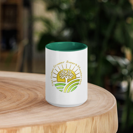 swiftharvest.net Dark green / 15 oz The Golden Grower Membership Mug with Color Inside