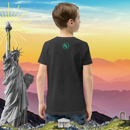 swiftharvest.net Dark Grey Heather / S Sunset Harvest Boys Youth Short Sleeve T-Shirt