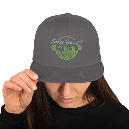 swiftharvest.net Dark Grey Swift Harvest Logo Snapback Hat