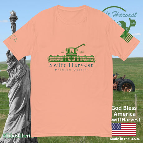 swiftharvest.net Desert Pink / XS Swift Harvest Swather Short Sleeve T-shirt