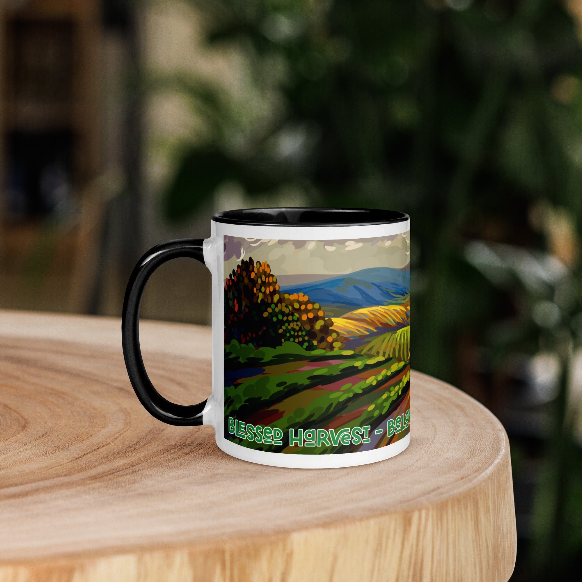 swiftharvest.net Farm Art Mug with Color Inside