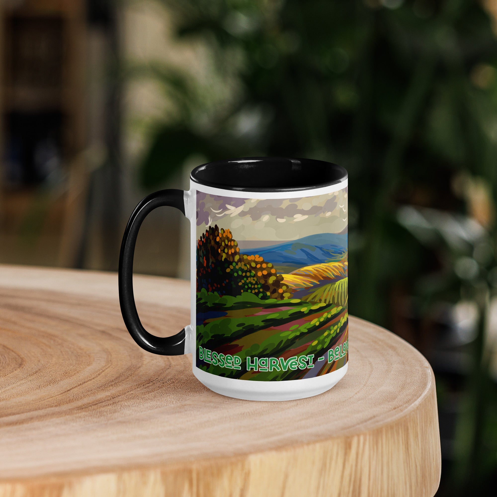 swiftharvest.net Farm Art Mug with Color Inside