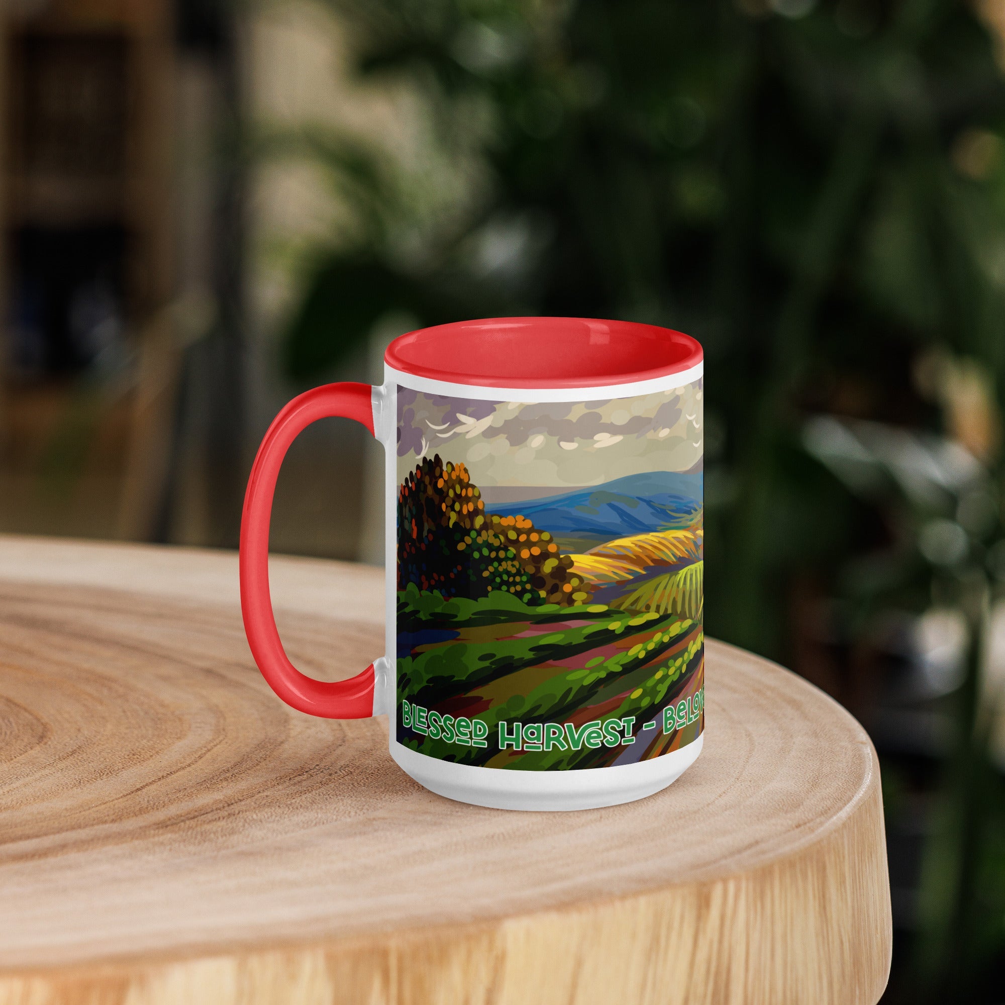 swiftharvest.net Farm Art Mug with Color Inside