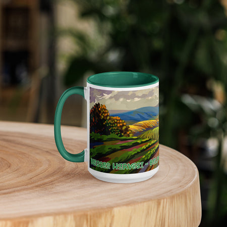 swiftharvest.net Farm Art Mug with Color Inside