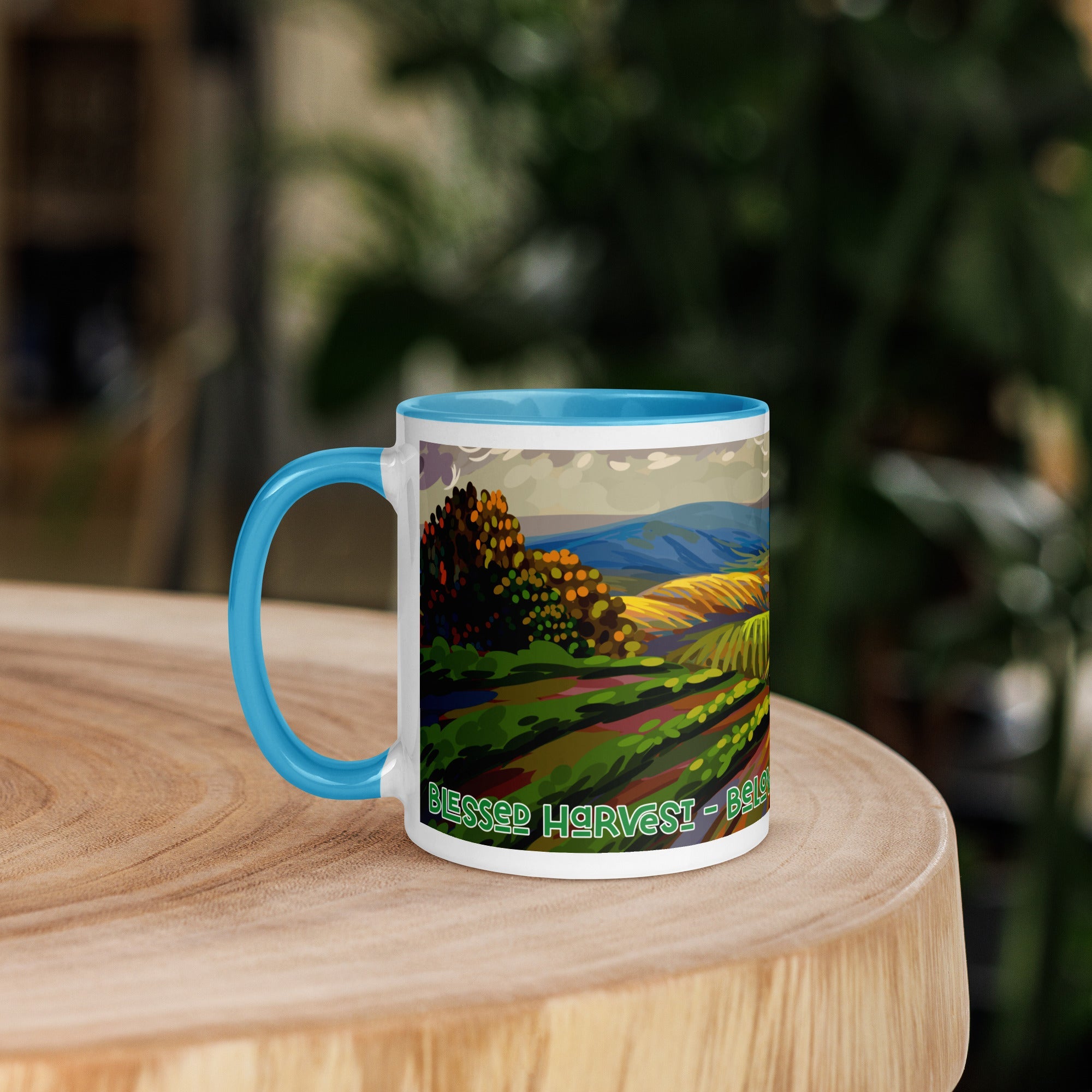 swiftharvest.net Farm Art Mug with Color Inside