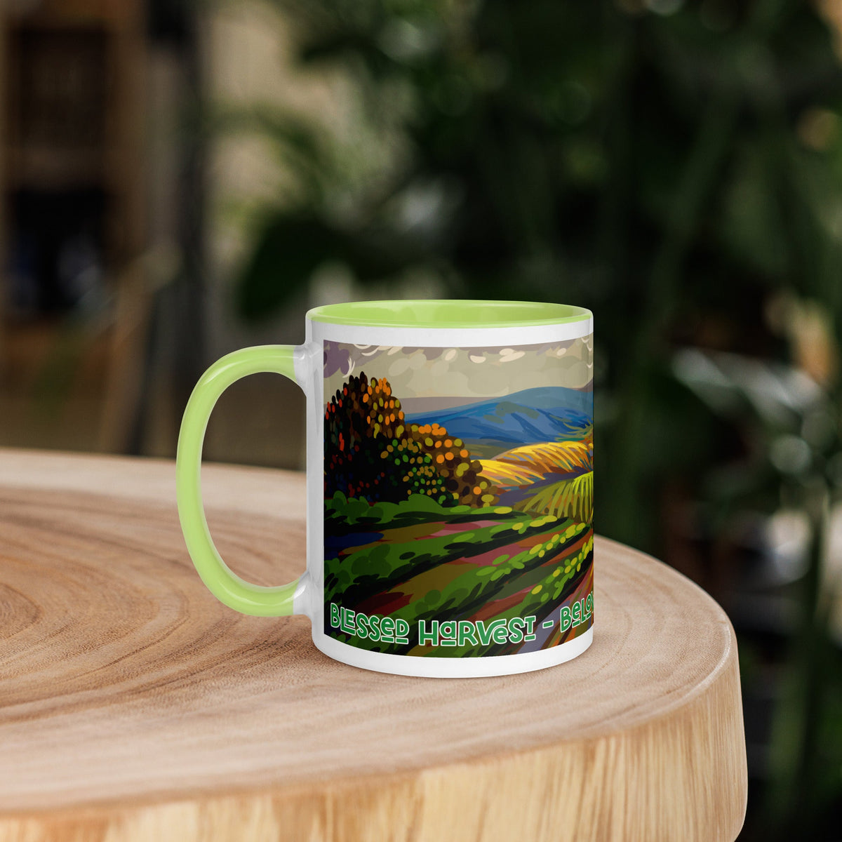 swiftharvest.net Farm Art Mug with Color Inside