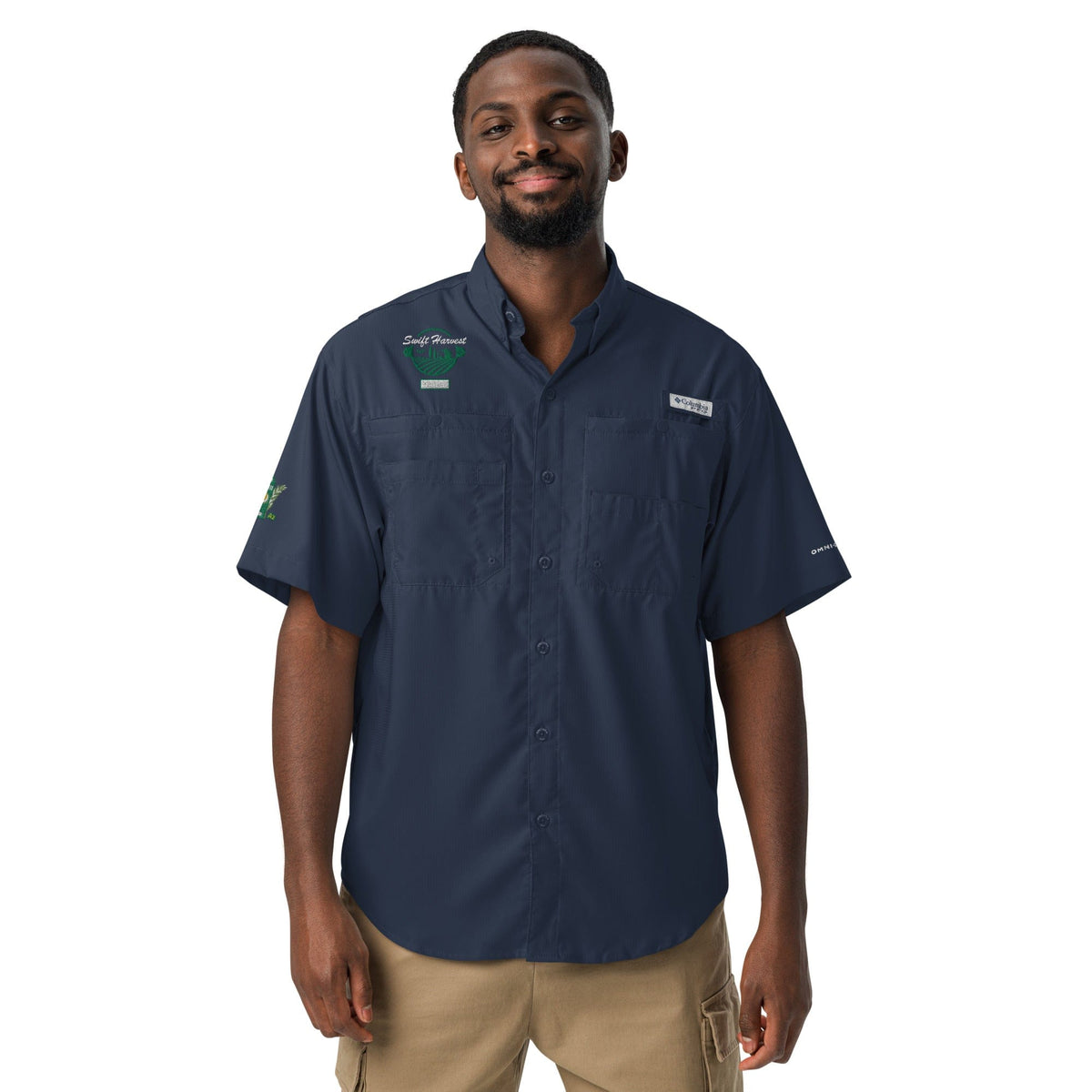 swiftharvest.net FOCO1 Men’s Columbia short sleeve button shirt