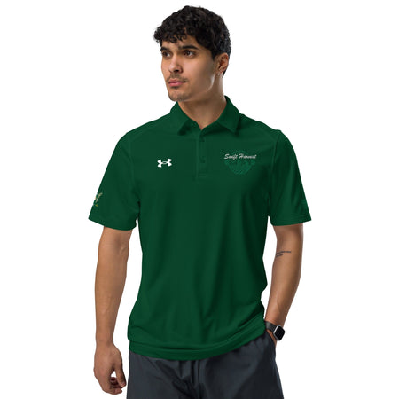 swiftharvest.net Forest Green / S FOCO1 White lettering O- Az Under Armour® men's polo