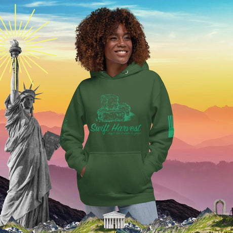 swiftharvest.net Forest Green / S Hay!! Get it while it's green!  Unisex Hoodie