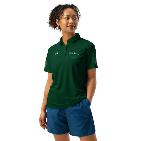 swiftharvest.net Forest Green / S MASAS white lettering Under Armour® women’s polo