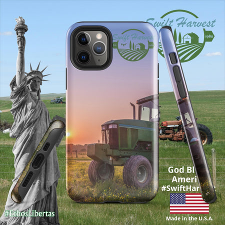 swiftharvest.net Glossy / iPhone 11 Pro Green Tractor Swift Harvest Tough Case for iPhone®