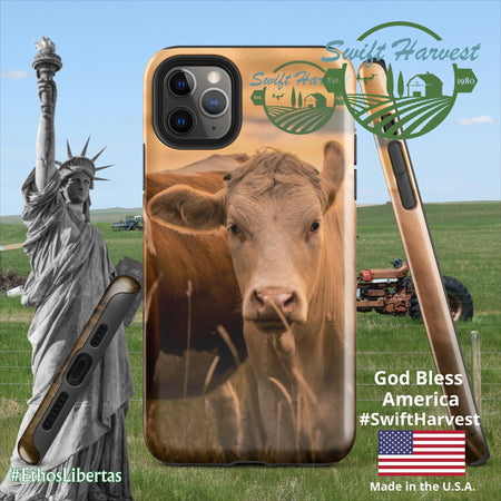 swiftharvest.net Glossy / iPhone 11 Pro Max Swift Harvest Apollos Golden Cows Tough Case for iPhone®