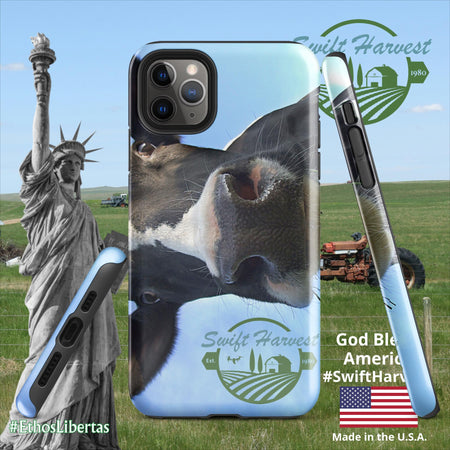 swiftharvest.net Glossy / iPhone 11 Pro Max Swift Harvest Holy Cow Tough Case for iPhone®