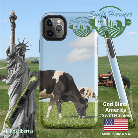 swiftharvest.net Glossy / iPhone 11 Pro Max Swift Harvest Holy Cows Tough Case for iPhone®