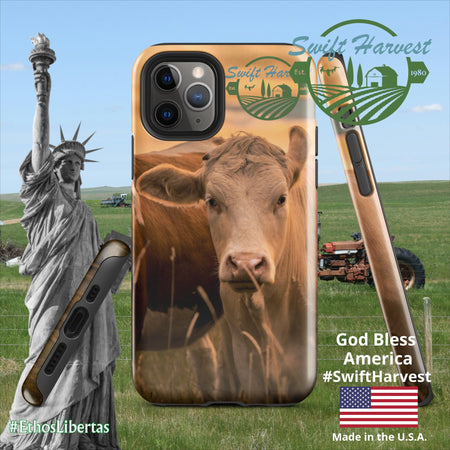 swiftharvest.net Glossy / iPhone 11 Pro Swift Harvest Apollos Golden Cows Tough Case for iPhone®