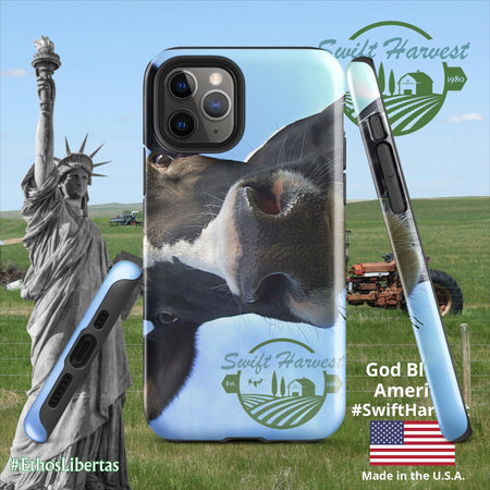 swiftharvest.net Glossy / iPhone 11 Pro Swift Harvest Holy Cow Tough Case for iPhone®