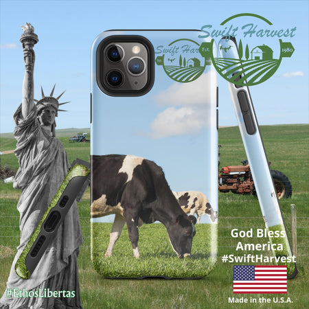 swiftharvest.net Glossy / iPhone 11 Pro Swift Harvest Holy Cows Tough Case for iPhone®