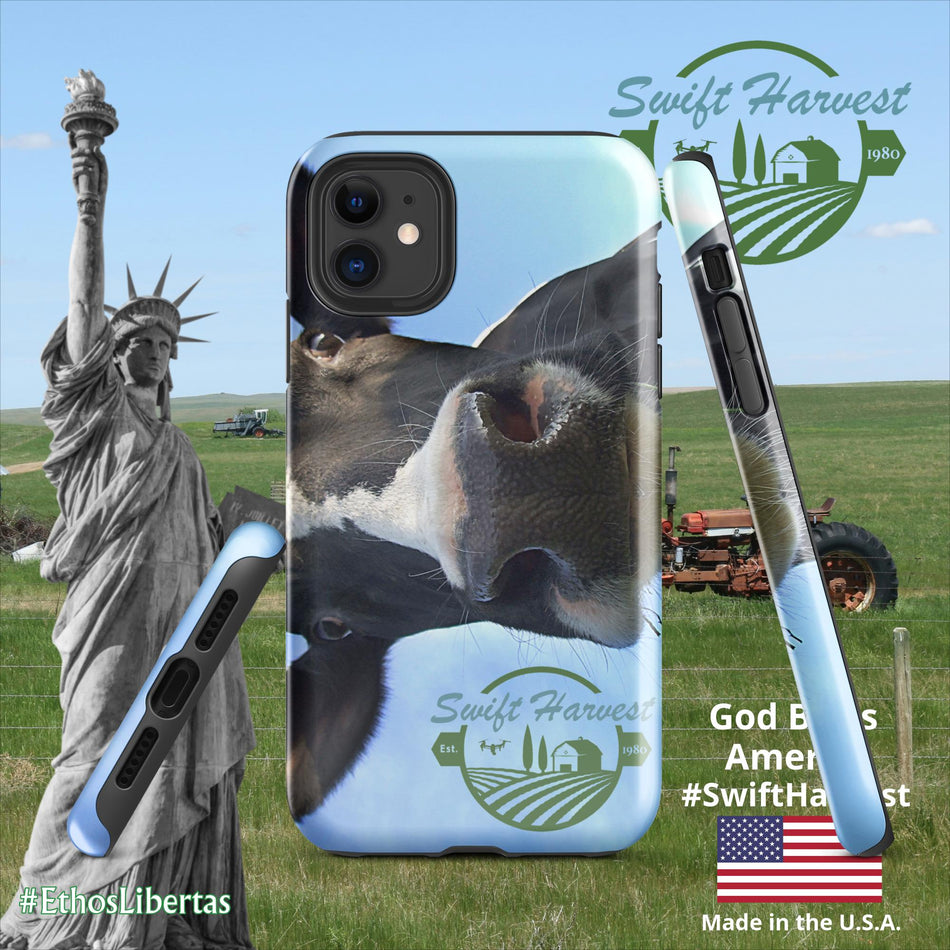 swiftharvest.net Glossy / iPhone 11 Swift Harvest Holy Cow Tough Case for iPhone®