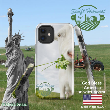 swiftharvest.net Glossy / iPhone 12 mini Swift Harvest Goat Tough Case for iPhone®