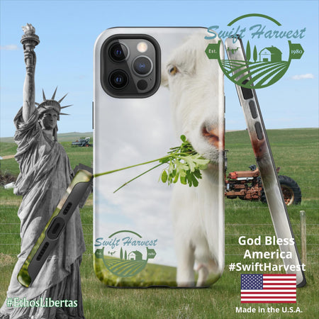 swiftharvest.net Glossy / iPhone 12 Pro Max Swift Harvest Goat Tough Case for iPhone®