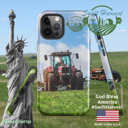 swiftharvest.net Glossy / iPhone 12 Pro Max Swift Harvest Tractor Tough Case for iPhone®