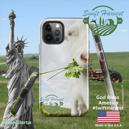 swiftharvest.net Glossy / iPhone 12 Pro Swift Harvest Goat Tough Case for iPhone®