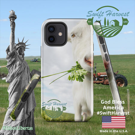 swiftharvest.net Glossy / iPhone 12 Swift Harvest Goat Tough Case for iPhone®