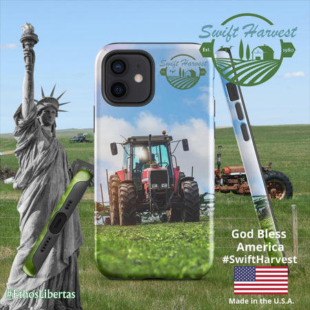 swiftharvest.net Glossy / iPhone 12 Swift Harvest Tractor Tough Case for iPhone®