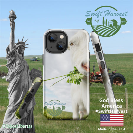 swiftharvest.net Glossy / iPhone 13 mini Swift Harvest Goat Tough Case for iPhone®