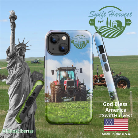 swiftharvest.net Glossy / iPhone 13 mini Swift Harvest Tractor Tough Case for iPhone®