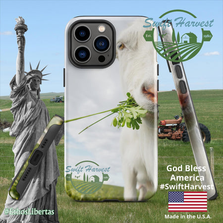 swiftharvest.net Glossy / iPhone 13 Pro Max Swift Harvest Goat Tough Case for iPhone®