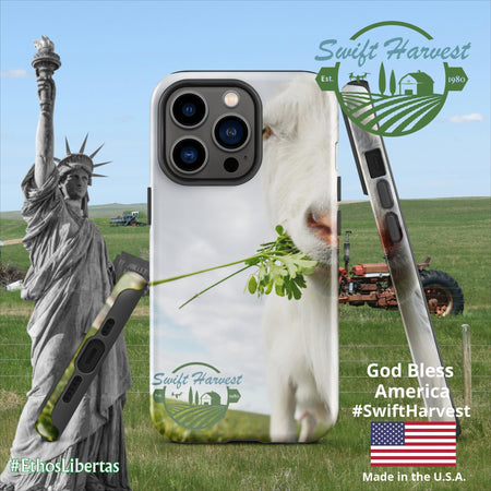 swiftharvest.net Glossy / iPhone 13 Pro Swift Harvest Goat Tough Case for iPhone®