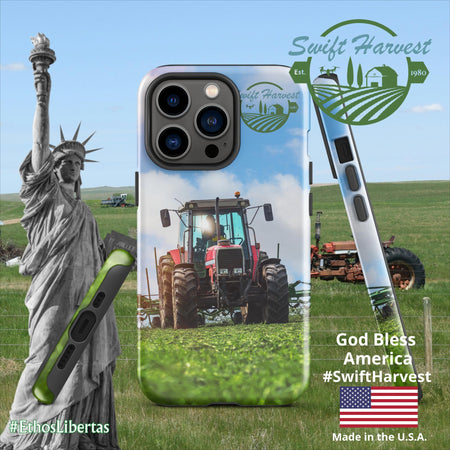 swiftharvest.net Glossy / iPhone 13 Pro Swift Harvest Tractor Tough Case for iPhone®