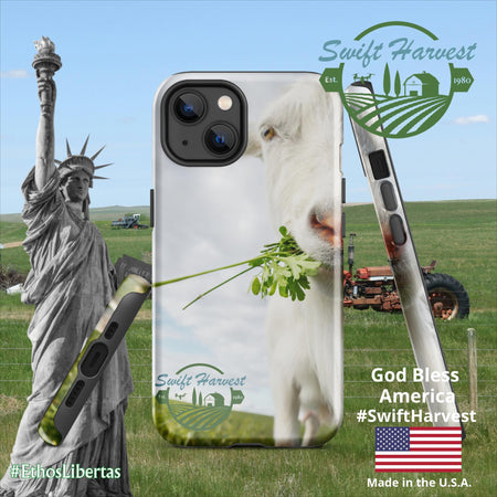 swiftharvest.net Glossy / iPhone 13 Swift Harvest Goat Tough Case for iPhone®