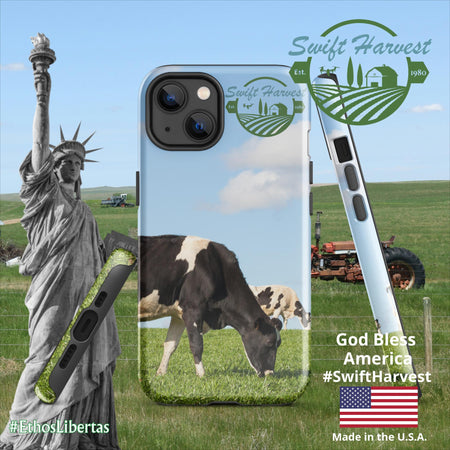 swiftharvest.net Glossy / iPhone 13 Swift Harvest Holy Cows Tough Case for iPhone®