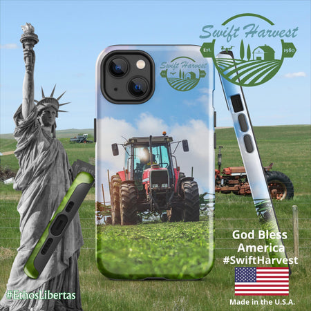 swiftharvest.net Glossy / iPhone 13 Swift Harvest Tractor Tough Case for iPhone®