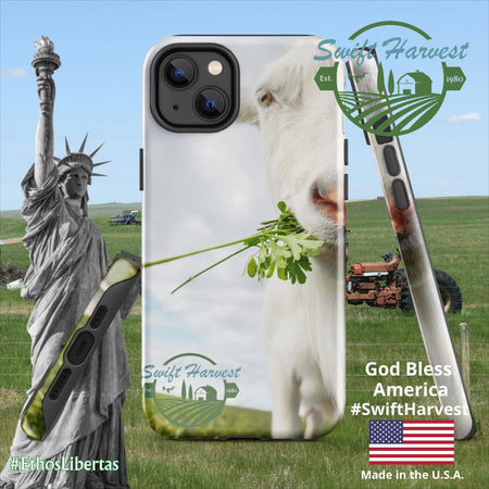 swiftharvest.net Glossy / iPhone 14 Plus Swift Harvest Goat Tough Case for iPhone®