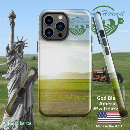 swiftharvest.net Glossy / iPhone 14 Pro Max Swift Harvest Parker Valley Tough Case for iPhone®