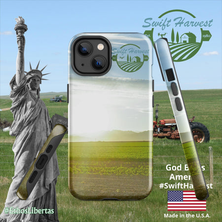 swiftharvest.net Glossy / iPhone 14 Swift Harvest Parker Valley Tough Case for iPhone®