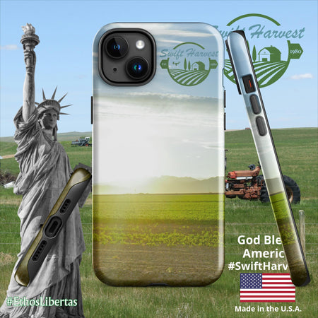 swiftharvest.net Glossy / iPhone 15 Plus Swift Harvest Parker Valley Tough Case for iPhone®