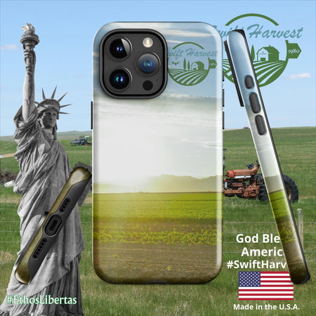 swiftharvest.net Glossy / iPhone 15 Pro Max Swift Harvest Parker Valley Tough Case for iPhone®