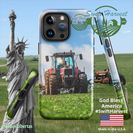 swiftharvest.net Glossy / iPhone 15 Pro Max Swift Harvest Tractor Tough Case for iPhone®