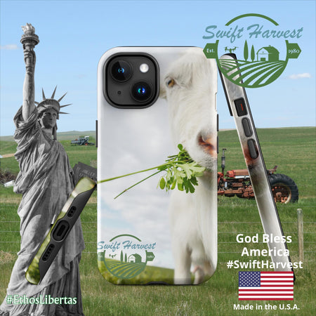 swiftharvest.net Glossy / iPhone 15 Swift Harvest Goat Tough Case for iPhone®