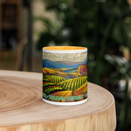 swiftharvest.net Golden Yellow / 11 oz Farm Art Mug with Color Inside