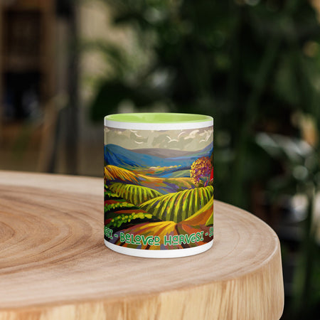 swiftharvest.net Green / 11 oz Farm Art Mug with Color Inside