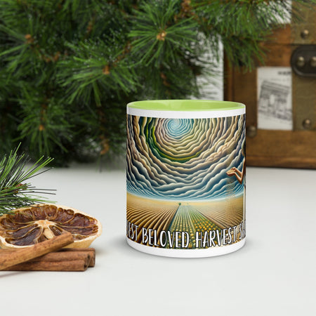 swiftharvest.net Green / 11 oz Harvest Art Blessed Harvest Beloved Harvest Swift Harvest Mug with Color Inside