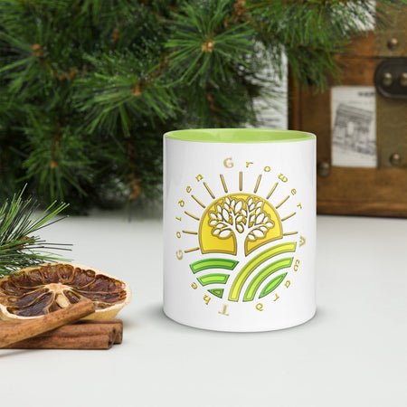 swiftharvest.net Green / 11 oz The Golden Grower Award Mug with Color Inside